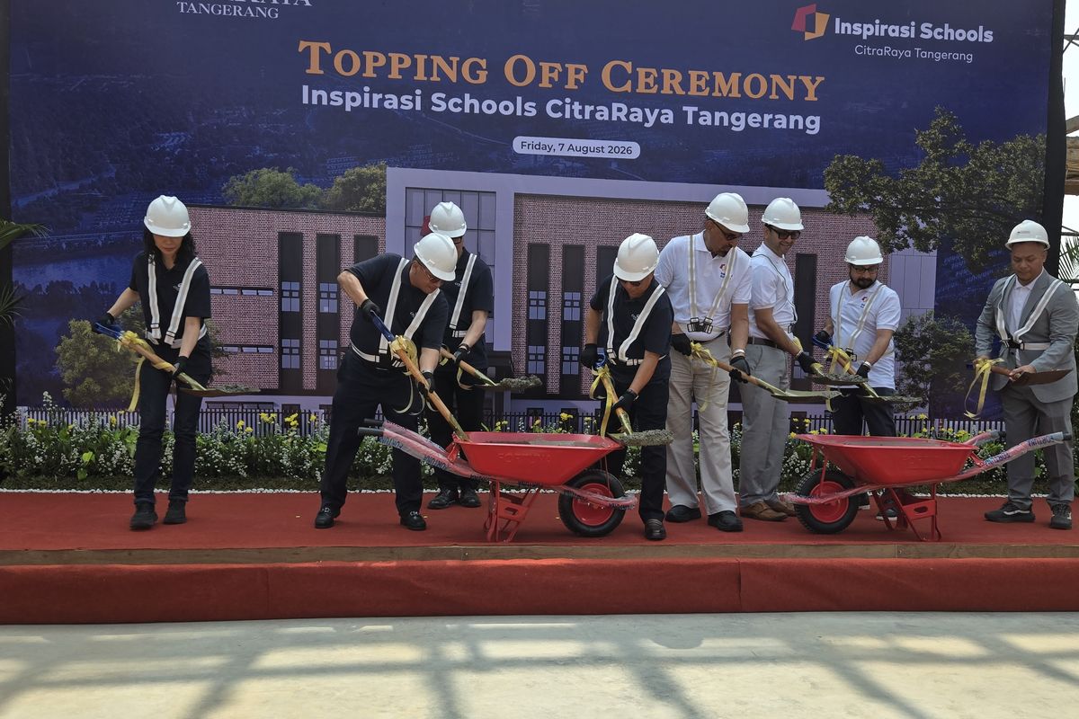 Topping off Inspirasi Schools CitraRaya Tangerang sebagai sekolah berstandar internasional