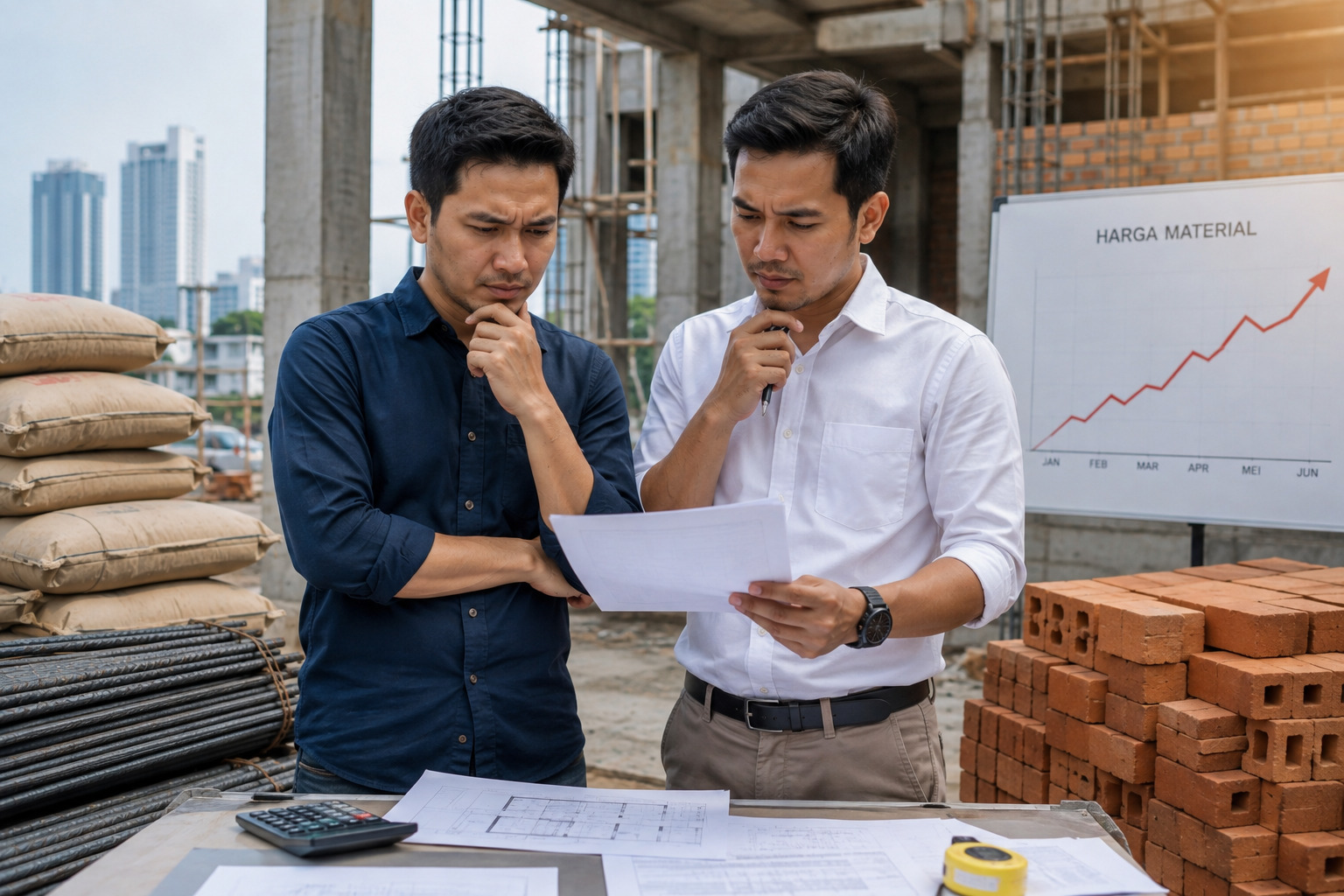Perbandingan rumah ready stock dan rumah indent saat harga material bangunan meningkat