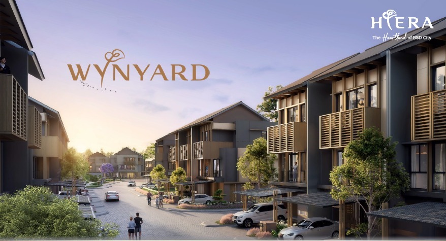Wynyard Hiera BSD dengan desain Japanese Zen dan hunian tiga lantai untuk keluarga modern