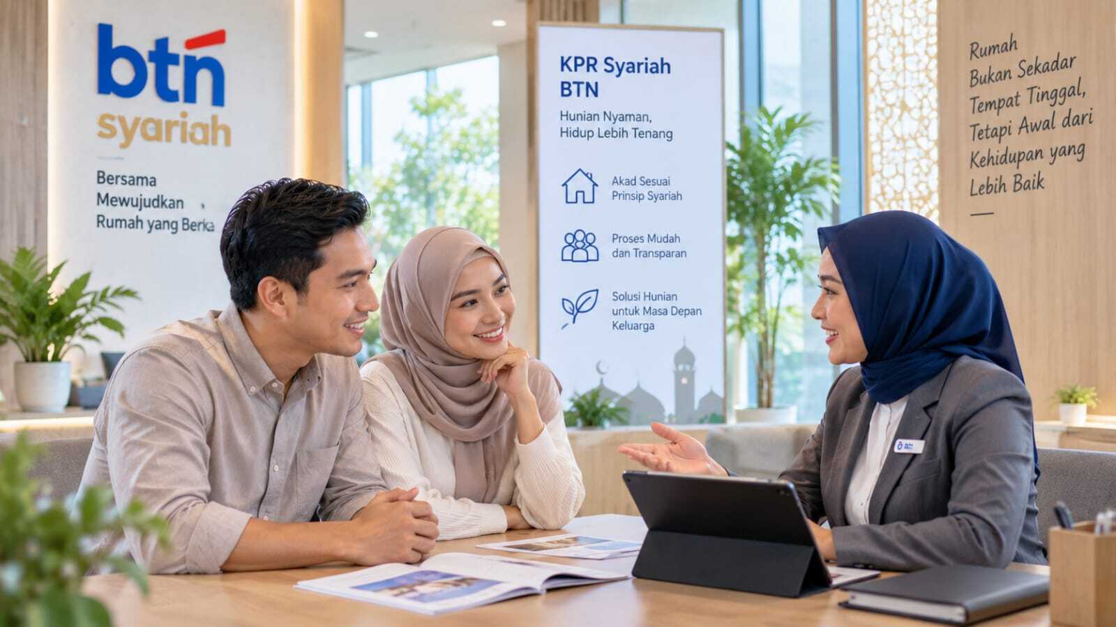KPR Syariah BTN untuk pembelian rumah dengan prinsip pembiayaan syariah
