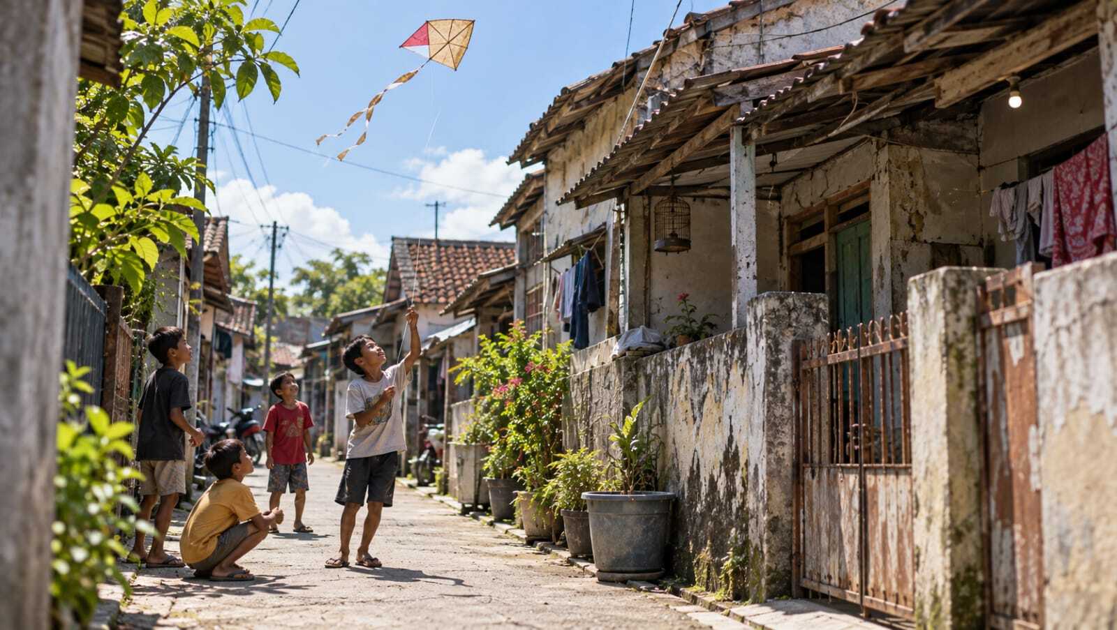 Rumah tapak modern yang sedang dinilai kelayakannya untuk pembiayaan KPR