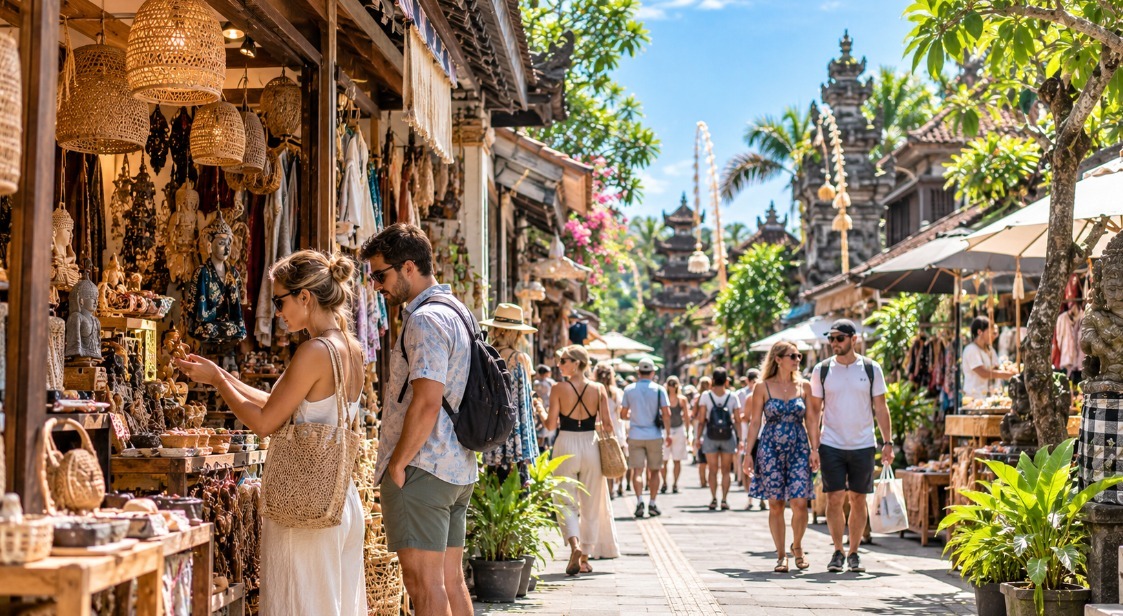 Modern villas in Bali illustrating property investment opportunities for international buyers amid a weaker Indonesian rupiah