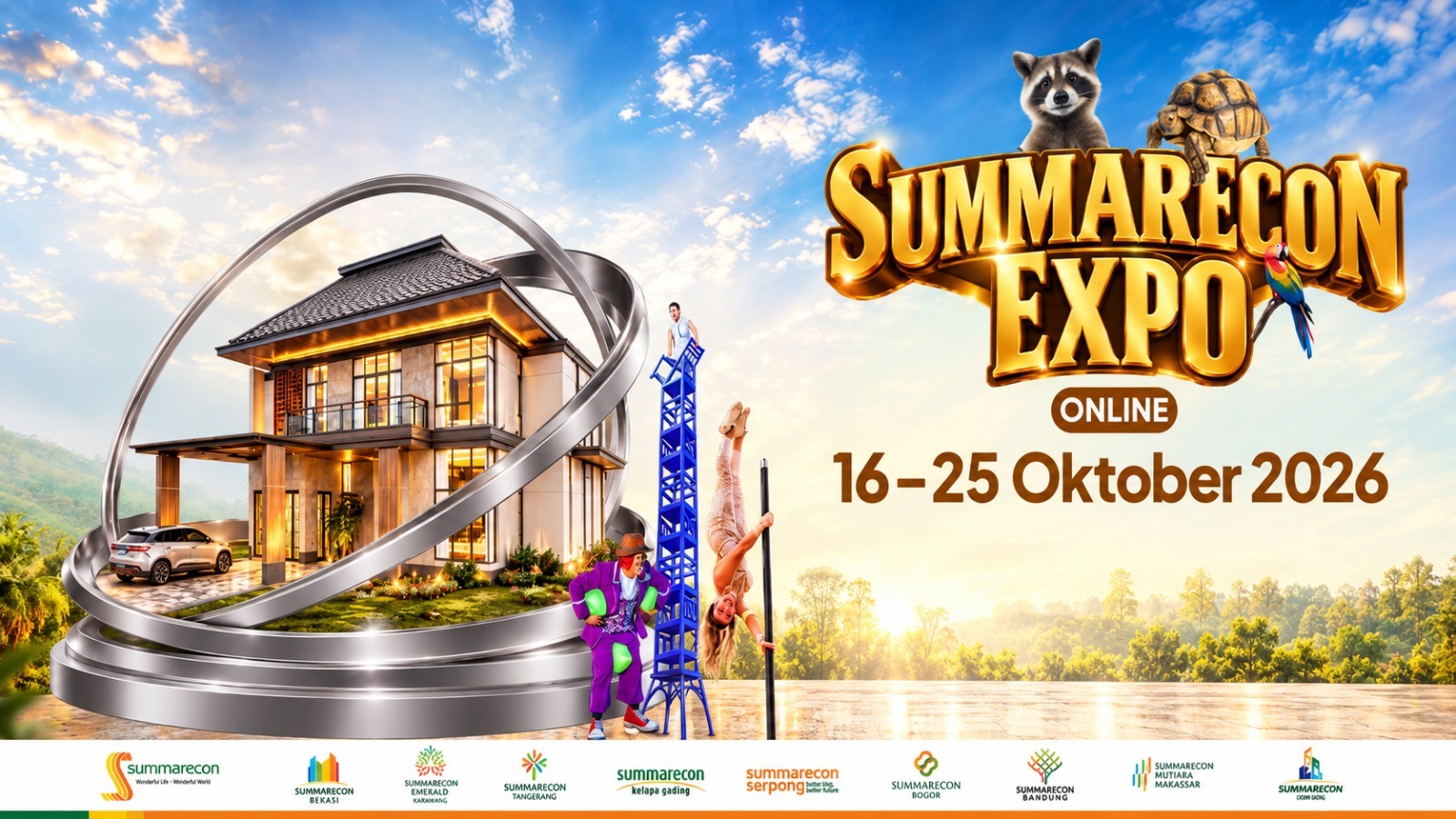 Summarecon Expo 2026 menghadirkan promo diskon properti, pilihan hunian dan ruko Summarecon Serpong, serta berbagai acara keluarga.