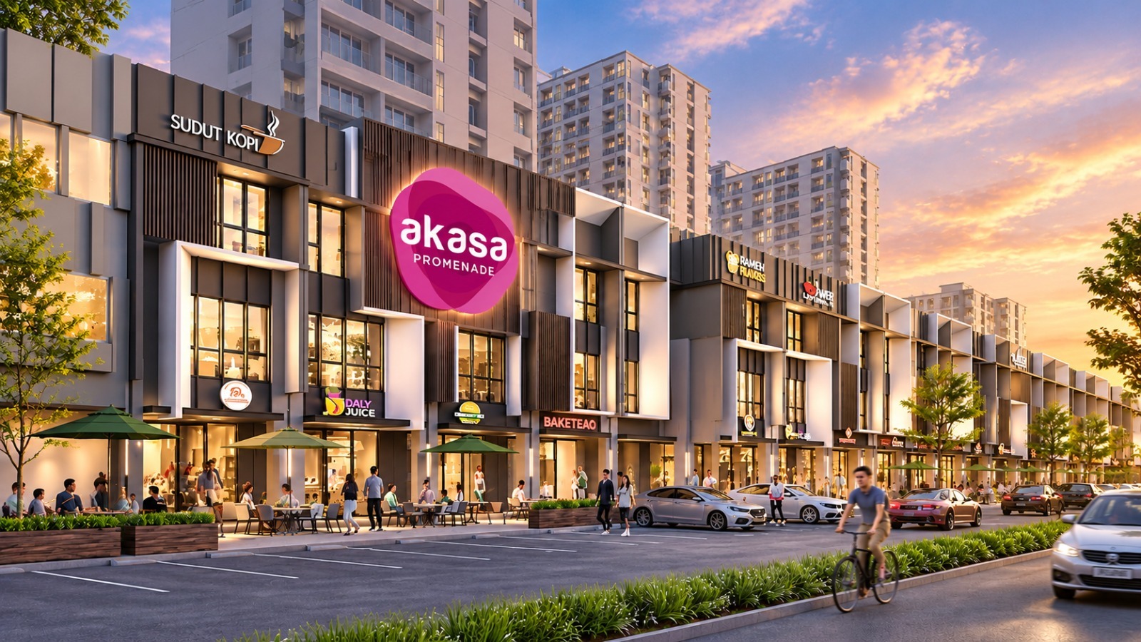Akasa Promenade BSD, ruko komersial untuk peluang bisnis dan investasi di kawasan hunian